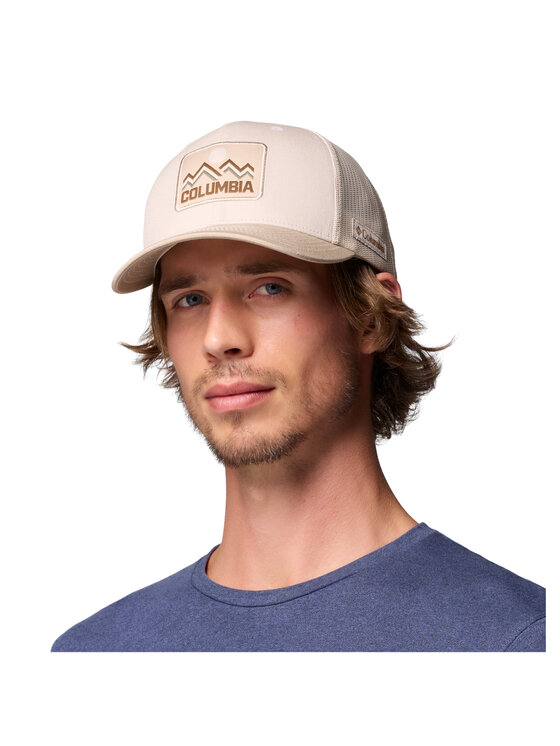Columbia Columbia Cappellino Mesh Snap Back Hat Beige