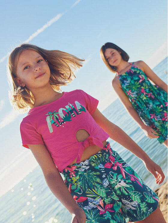 Completo T-shirt e pantaloncini 6246 Multicolore