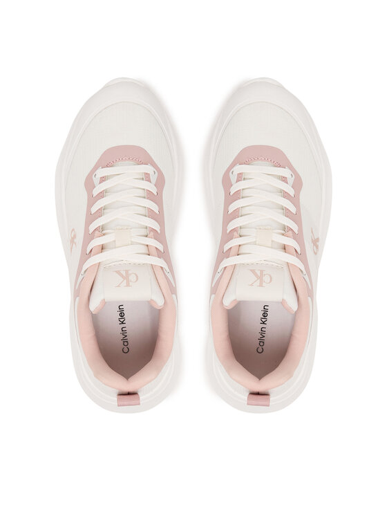 Calvin Klein Calvin Klein Snīkeri Low Cut Lace-Up V3A9-83233-1844 D Balts