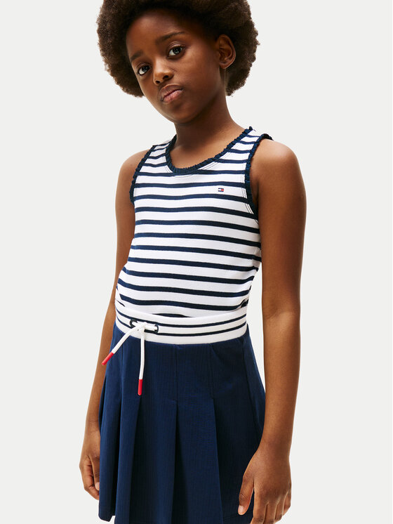 Tommy Hilfiger Tommy Hilfiger Felső Essential KG0KG08588 S Sötétkék Regular Fit