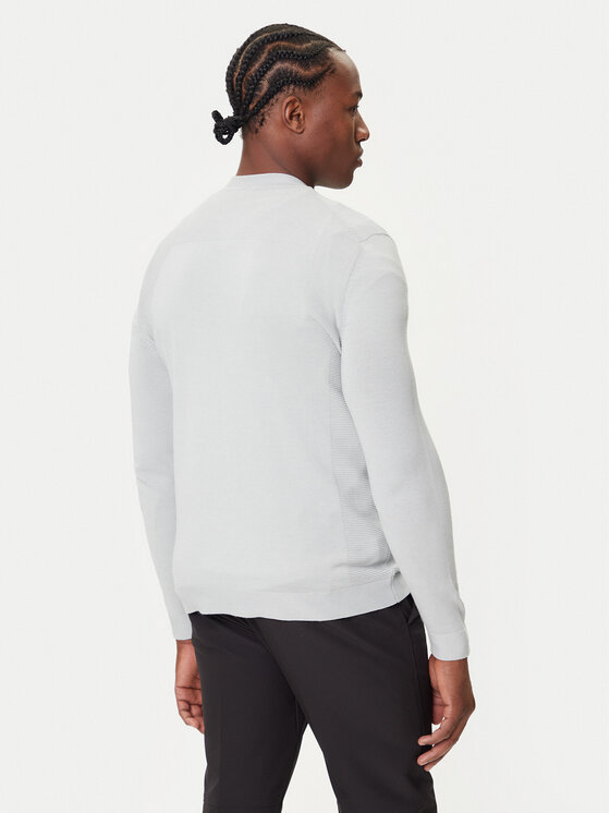 BOSS BOSS Megztinis K_Momentum 50541944 Pilka Regular Fit