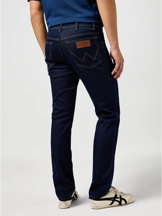 Wrangler Wrangler Jeansy 5401139229099 Granatowy Straight Leg