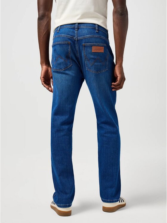 Wrangler Wrangler Jeansy Frontier Niebieski Straight Leg