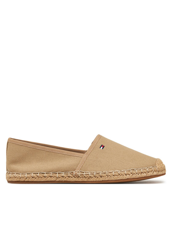 Tommy Hilfiger Tommy Hilfiger Espadrile Flag Canvas Espadrille FW0FW08541 Rjava