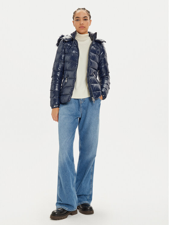 Tommy Jeans Tommy Jeans Kurtka puchowa DW0DW19926 Granatowy Regular Fit
