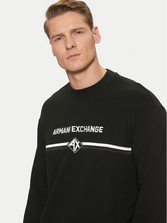Armani Exchange Armani Exchange Majica dugih rukava XM000226 AF12656 UB001 Crna Regular Fit