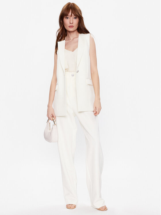 Custommade Custommade Prsluk Elena 999425848 Écru Regular Fit