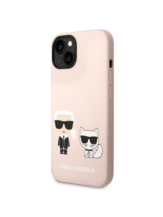 KARL LAGERFELD KARL LAGERFELD Etui na telefon Choupette Silicone MagSafe Różowy
