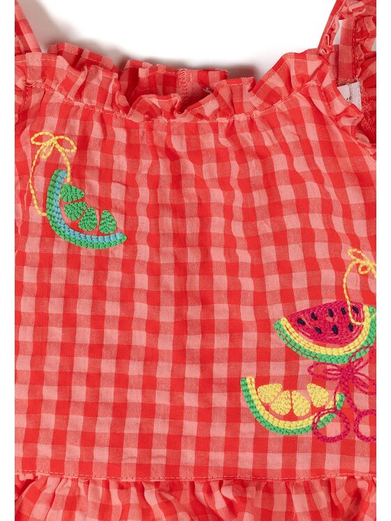 minoti minoti Komplet top i spodenki 30SET103 Pomarańczowy Regular Fit