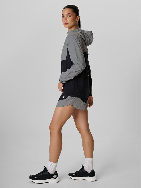 4F 4F Szorty sportowe CRAFTED BY CULTURE Czarny Regular Fit
