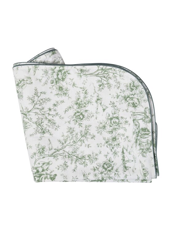 Roseberry Home Roseberry Home Obrus Toile de Jouy Green okrągły Zielony