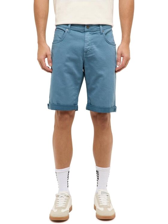 Mustang Mustang Pantaloncini di tessuto Style Chicago Shorts Z Blu Slim Fit