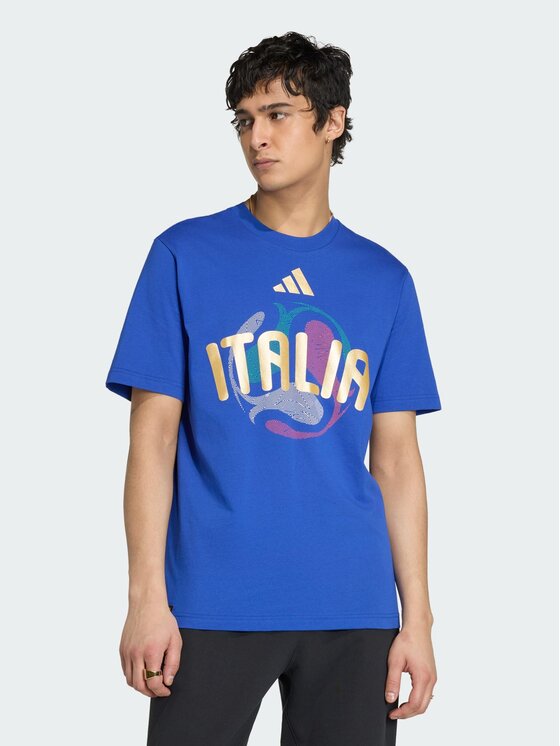 adidas adidas Koszulka techniczna FIFA World Cup 26™ Italy Niebieski jasny Regular Fit