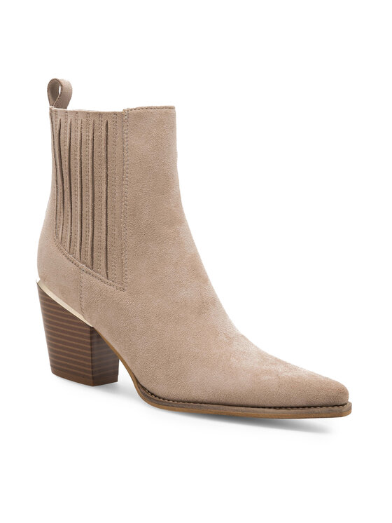 Bottines en daim 2025 beige