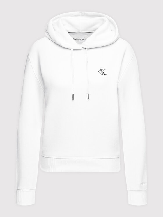 Calvin Klein Jeans Calvin Klein Jeans Μπλούζα Embroidered Logo J20J213178 Λευκό Regular Fit