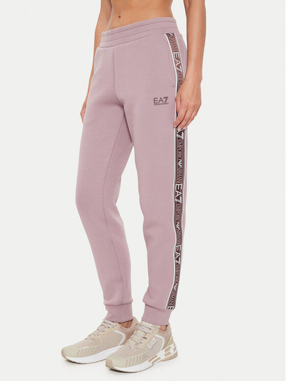 EA7 Emporio Armani Pantaloni da tuta 6DTP81 TJUXZ 1341 Rosa Regular Fit Modivo