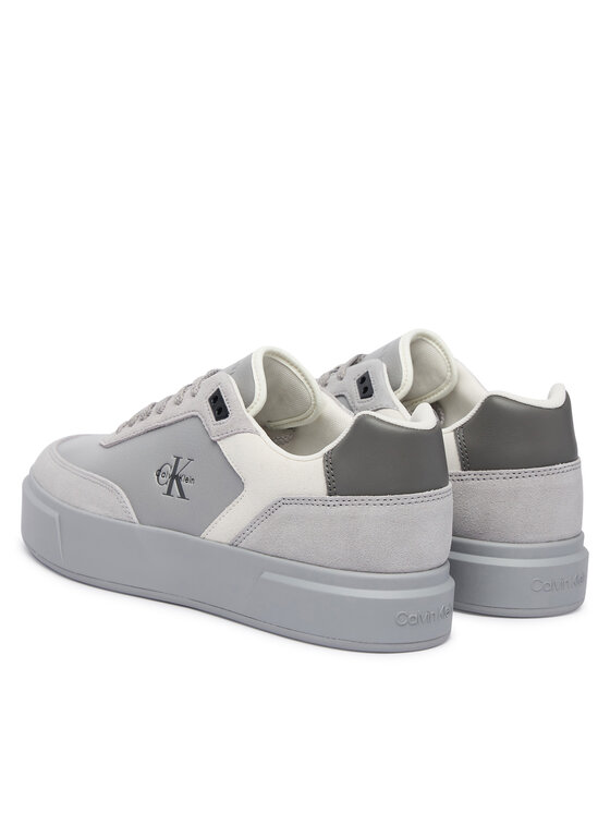 Calvin Klein Calvin Klein Αθλητικά Prime Cupsole Laceup Lth-Su Ml HM0HM02449 Γκρι