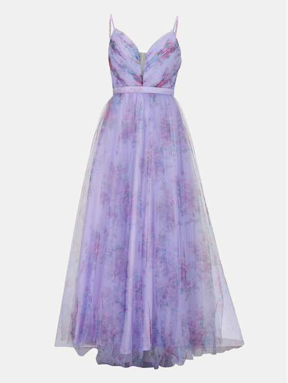 Hey Kyla Hey Kyla Vakarinė suknelė 5AG045HK Violetinė Slim Fit