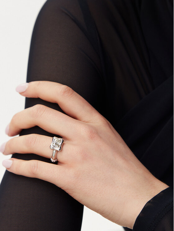 Guess Guess Δαχτυλίδι JUBR05 173JW Ασημί