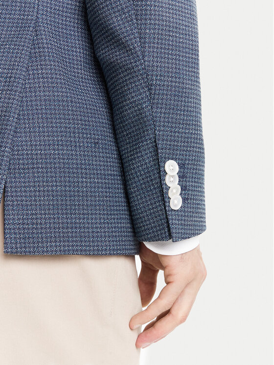 BOSS BOSS Сако H-Janson-FL 50545859 Тъмносин Regular Fit