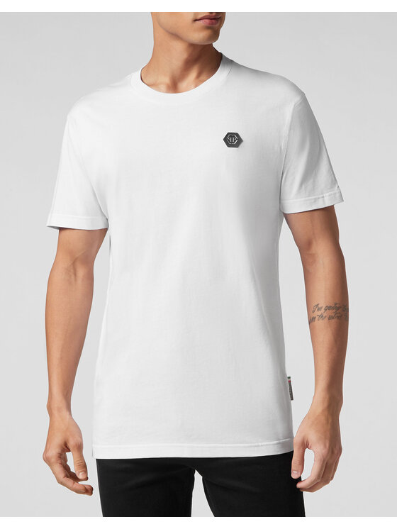 PHILIPP PLEIN PHILIPP PLEIN T-Shirt 3235 Biały Regular Fit
