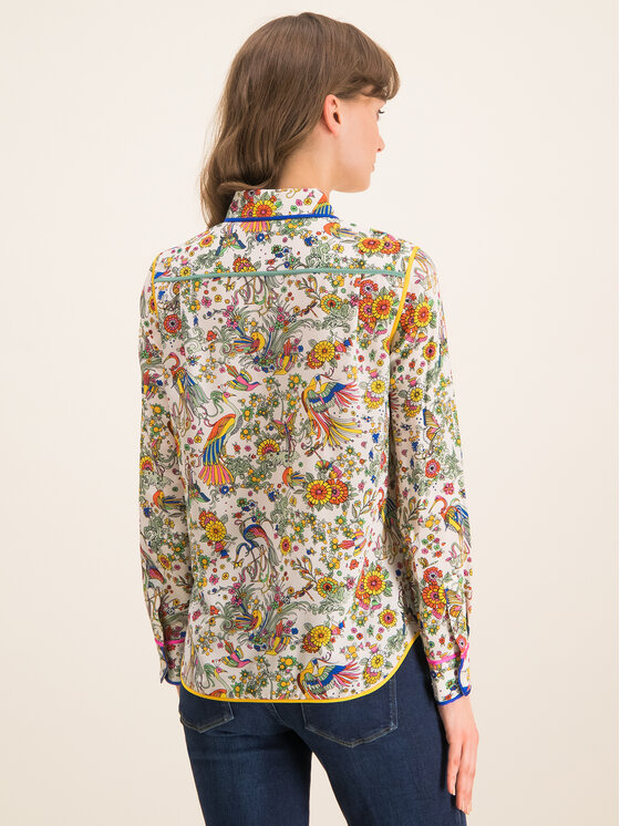 Tory Burch Tory Burch Cămașă Contraste Binding 61887 Colorat Regular Fit