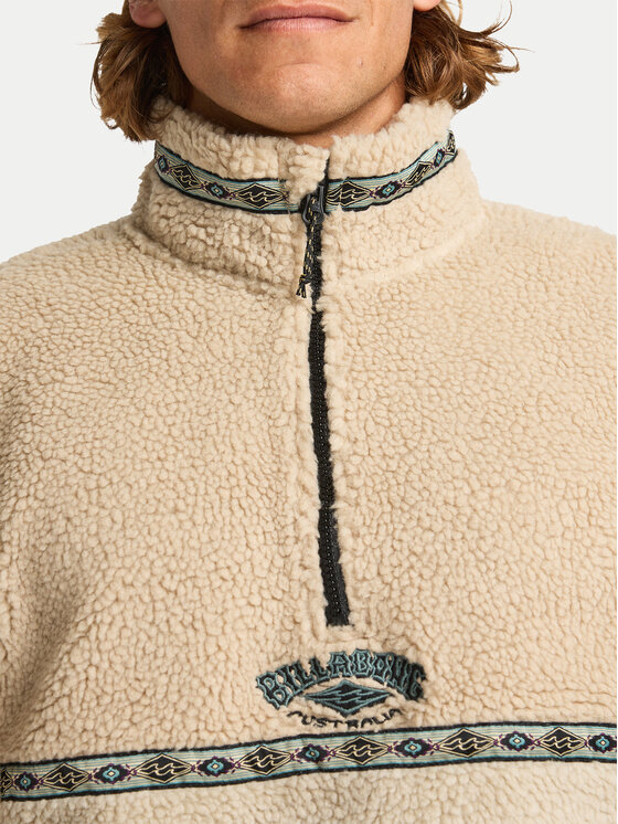 Billabong Billabong Fleecová mikina Boundary Tombstone EBYFT00158 Béžová Regular Fit