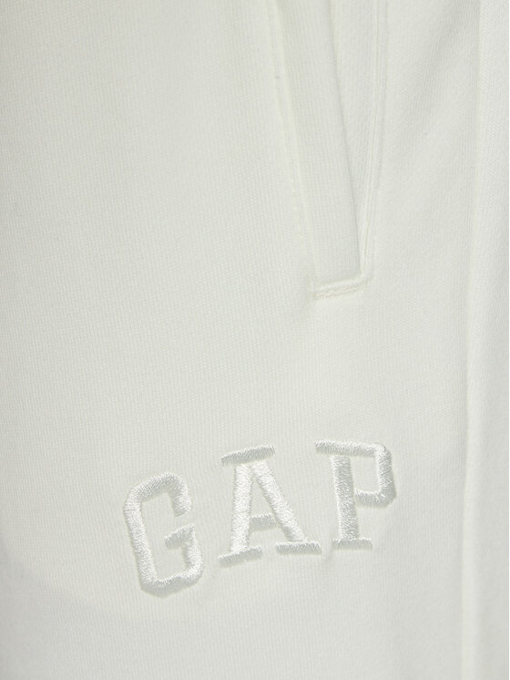 Gap Gap Pantaloni trening 729736-05 Alb Regular Fit