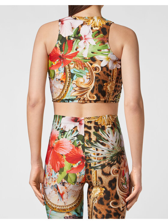 PHILIPP PLEIN PHILIPP PLEIN Tank top 4415 Farebná Skin Tight Fit