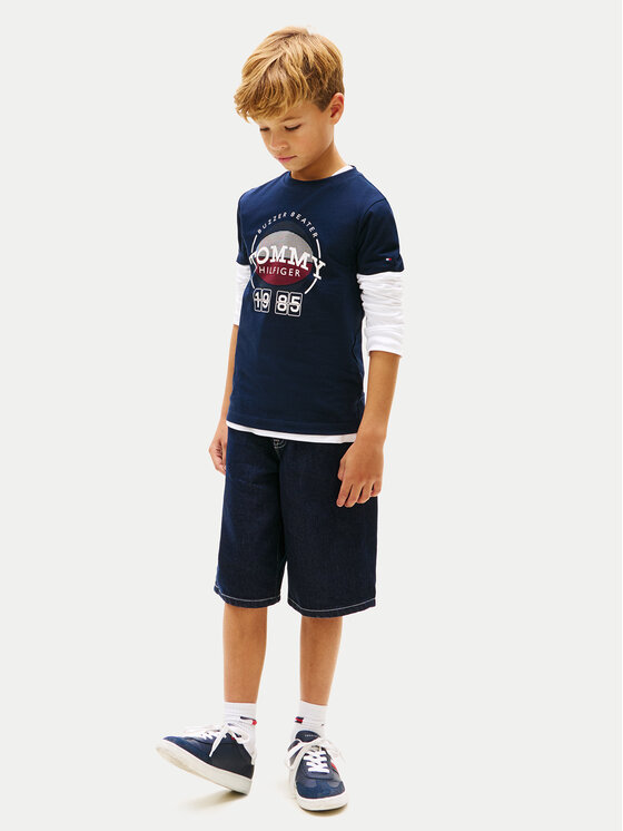 Tommy Hilfiger Tommy Hilfiger Póló KB0KB10277 Sötétkék Regular Fit