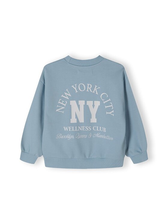 MINOTI MINOTI Bluza 22fleece70 Niebieski Regular Fit