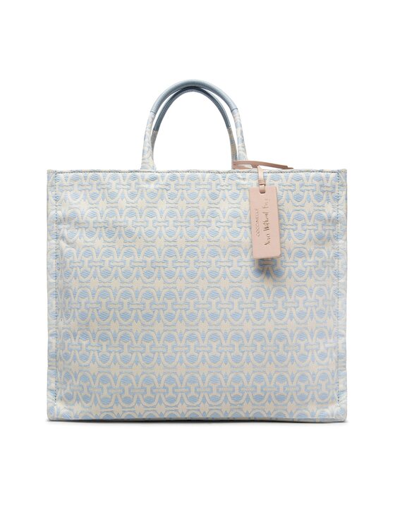 Coccinelle Coccinelle Geantă MBD Never Without Bag Monogram E1 MBD 18 01 01 Albastru celest
