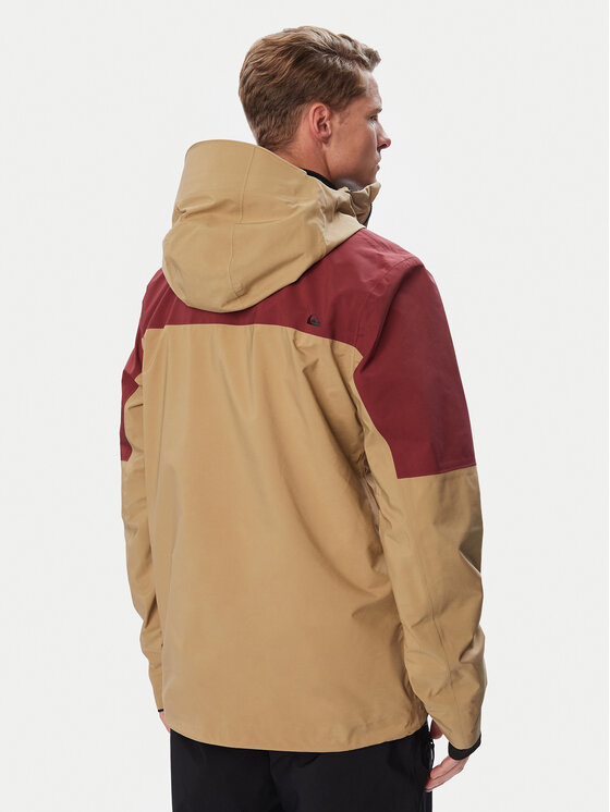 Quiksilver Quiksilver Lumelauajope Forever Stretch Gore-Tex Jk EQYTJ03549 Tumebeež Regular Fit