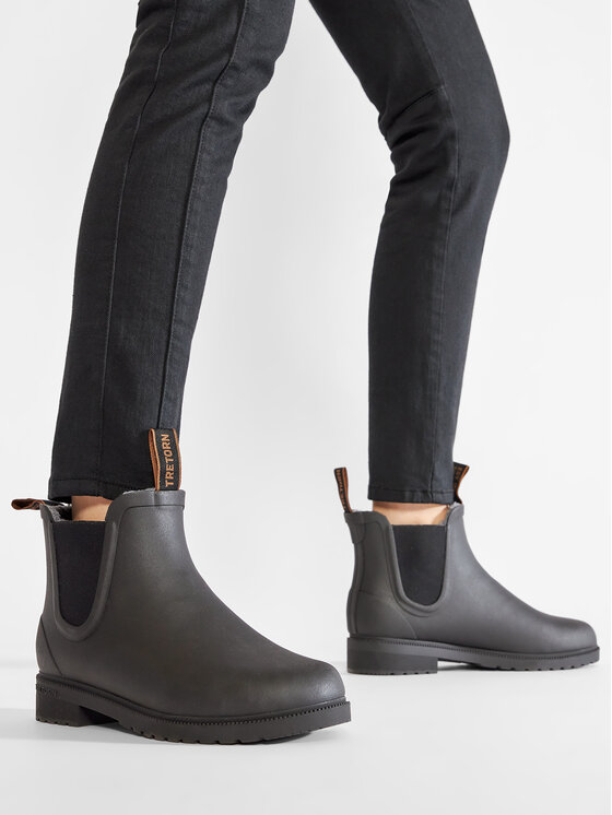 Tretorn Tretorn Gumene čizme Chelsea Classic Winter 47338010 Crna