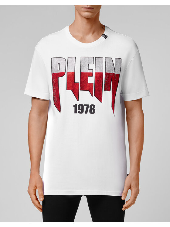 PHILIPP PLEIN PHILIPP PLEIN Tričko 7959 Biela Regular Fit