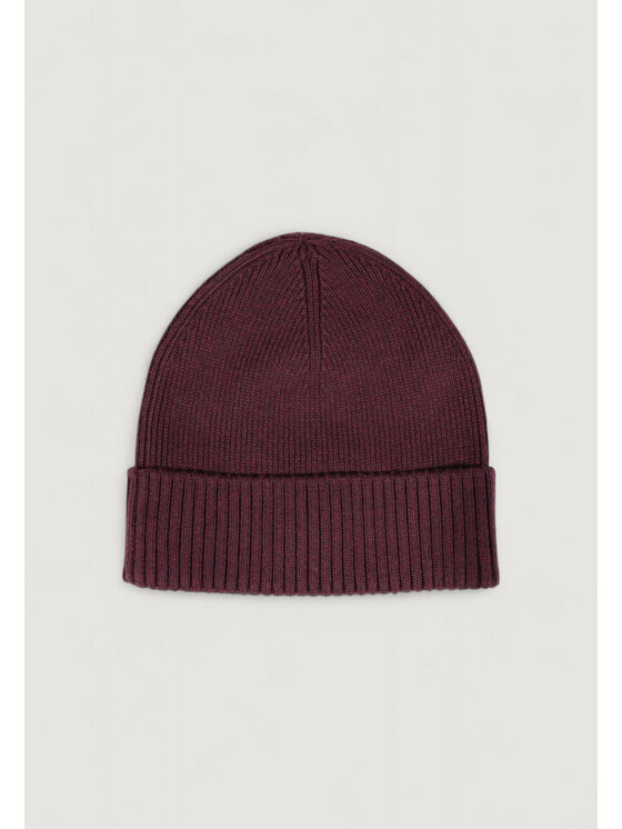 Tommy Hilfiger Tommy Hilfiger Σκούφος TH FLAG PIMA COTTON BEANIE Μπορντό