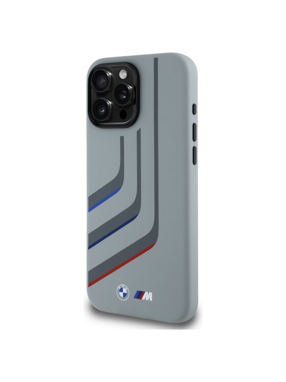 BMW Motorsport BMW Motorsport Etui na telefon Silicone Turning Lines Szary