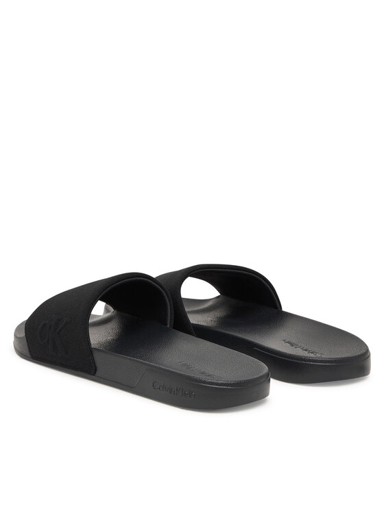 Calvin Klein Calvin Klein Natikače Ess Slide Hf Side Logo Cv HM0HM02227 Crna