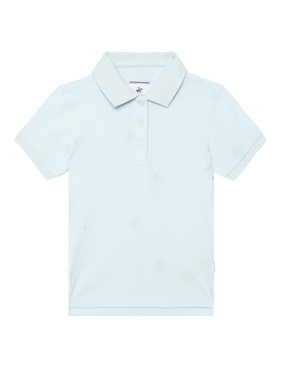 Beverly Hills Polo Club Tricou polo G2555 Albastru Regular Fit