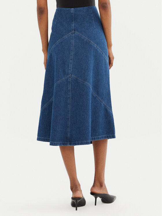 Bruuns Bazaar Bruuns Bazaar Fustă de blugi Eleen BBW4465 Albastru Regular Fit