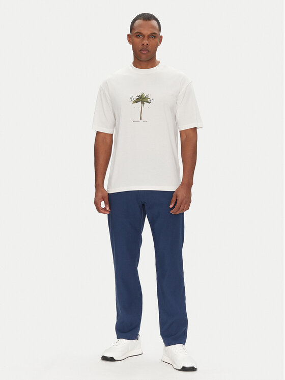 HUGO HUGO T-krekls Duwom 50538972 Écru Relaxed Fit