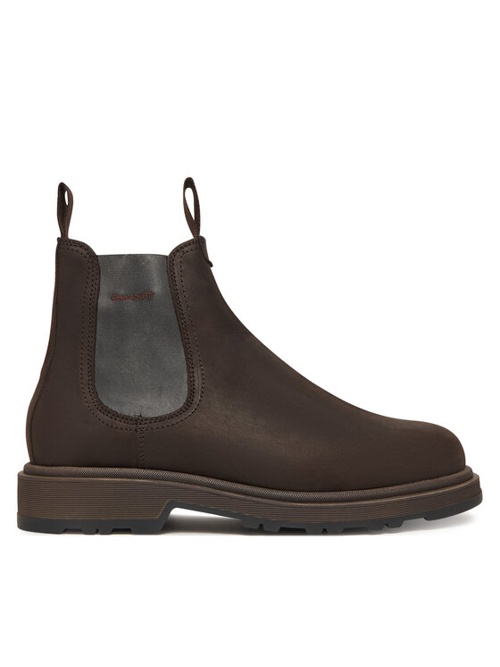 Gant Gant Kotníková obuv s elastickým prvkem 31651068 Hnědá