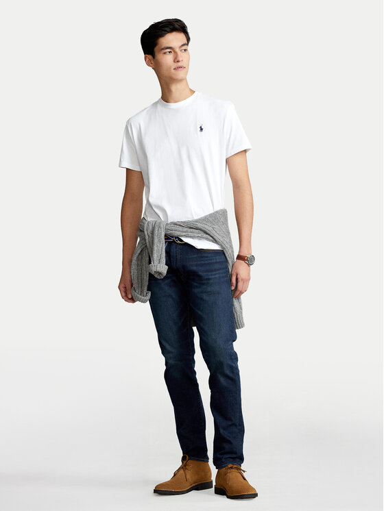 Polo Ralph Lauren Polo Ralph Lauren Marškinėliai 710707087003 Balta Classic Fit