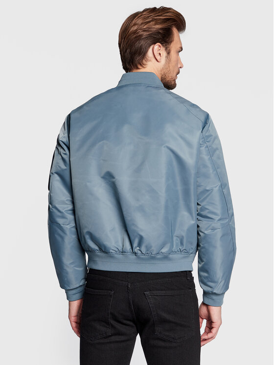 Calvin Klein Calvin Klein Kurtka bomber Hero K10K109907 Niebieski Relaxed Fit