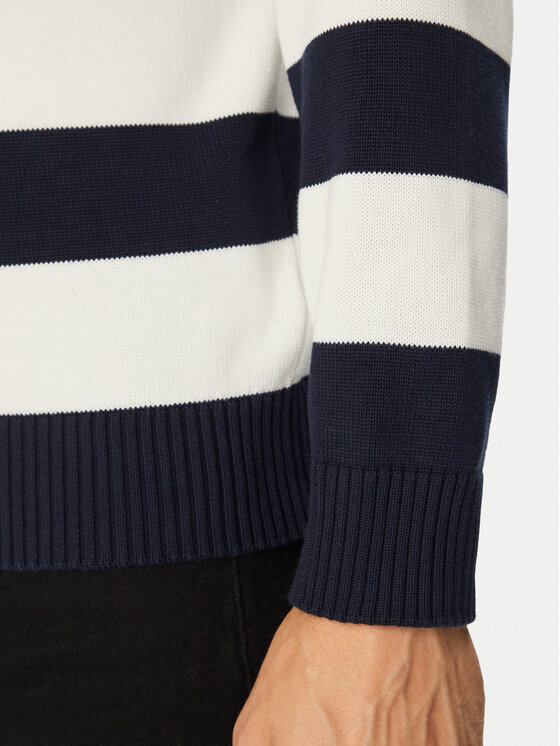 Lacoste Lacoste Sveter AH0608 Tmavomodrá Regular Fit