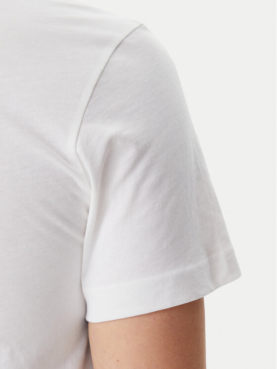 Calvin Klein Jeans Calvin Klein Jeans Marškinėliai Meta Monogram J30J325498 Balta Regular Fit