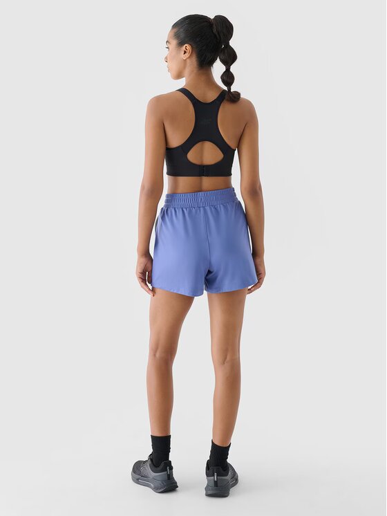 4F 4F Αθλητικό σορτς 4FWAW24TFSHF705-31S Μπλε Regular Fit