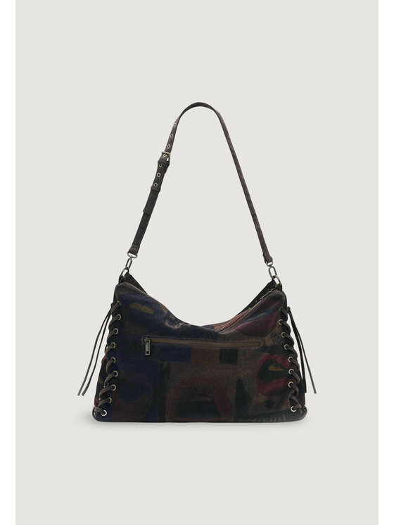 Desigual Desigual Torebka BAG_GRAFFIATTO LEIR Bordowy