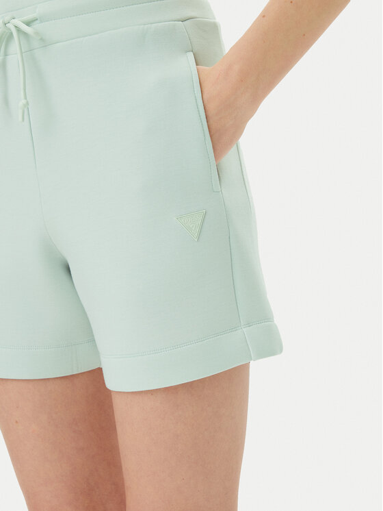 Guess Guess Спортни шорти V2YD10 K7UW2 Зелен Regular Fit