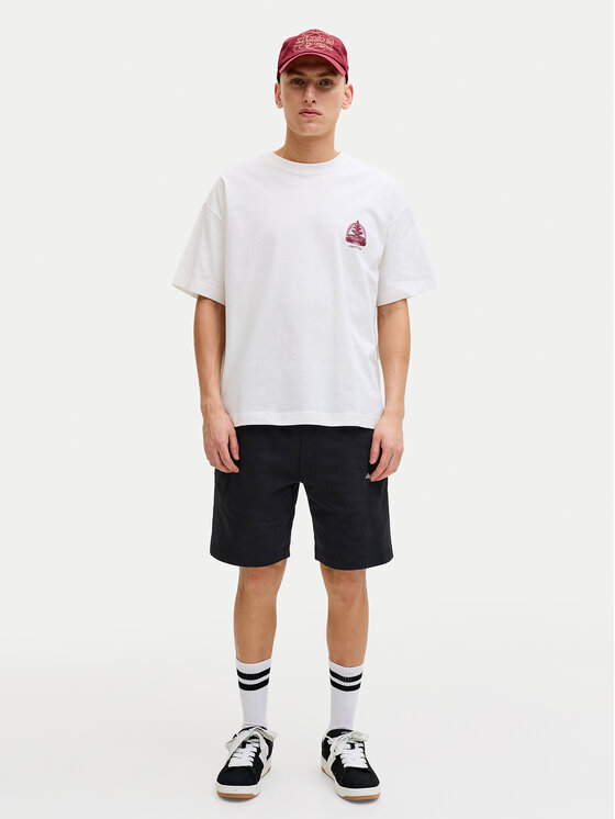 Jack & Jones Jack & Jones Αθλητικό σορτς Karl Norrebro 12292565 Μαύρο Regular Fit